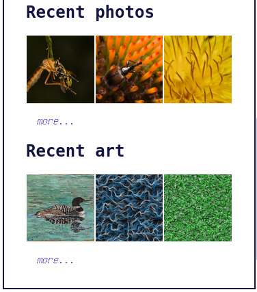 The same gallery, smaller viewport, with only 3 thumbnails